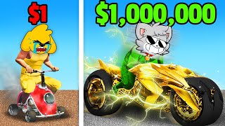 MOTO de 1 vs MOTO de 1000000 en GTA 5 [upl. by Mcwilliams]