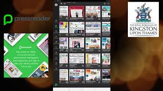 PressReader tutorial [upl. by Eadith]