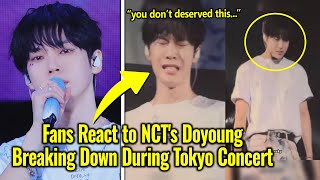 Fans React to NCTs Doyoung Breaking Down During Tokyo Concert Amid Taeils Ongoing Case [upl. by Schoenberg]