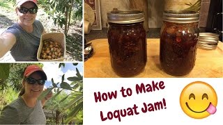 HOW TO MAKE LOQUAT JAM 👩‍🌾 [upl. by Vanthe]