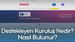 Destekleyen Kuruluş Nasıl Bulunur  ESC Projeleri [upl. by Occir]