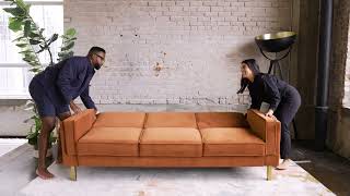 Albany Sleeper Sofa Assembly Video  Albany Park [upl. by Eissirhc313]