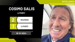 Cosimo Salis allenatore Li Punti 19102024  Diario Sportivo [upl. by Nihahs]