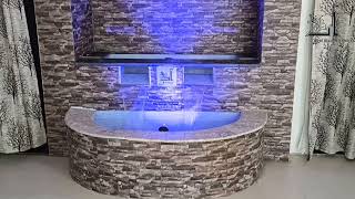 Interior spillway Waterfall Aaabkashmir aaab7world waterfall fountain swimmingpool waterpark [upl. by Townie]