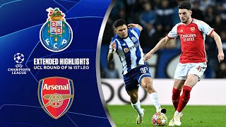 Porto vs Arsenal Extended Highlights  UCL Round of 16 1st Leg  CBS Sports Golazo [upl. by Dam]