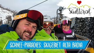 Südtirols SchneeParadies❄️ Erlebe das Skifahren in Alta Badia im Dolomiti Superski ❤️ [upl. by Mcquade]