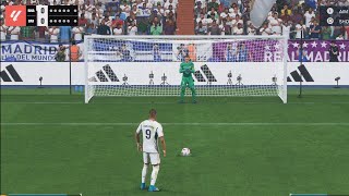 Real Madrid vs Barcelona Penalty Shootout  FC 24 [upl. by Lightfoot481]