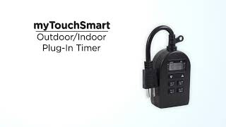 36027 myTouchSmart SimpleSet Outdoor Digital Timer  Overview [upl. by Roarke881]