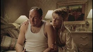 Tony And Carmela Talk About Junior And Livia  The Sopranos HD [upl. by Ralip]