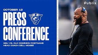 PRESSER GSU vs Old Dominion Postgame Presser w HC Dell McGee  10122024  Football [upl. by Emmit]