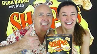 Vegemite and Cheese Shapes Australian Taste Test [upl. by Sremmus]