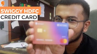 Swiggy HDFC Credit Card First Look  INSANE DEALS [upl. by Nedearb278]