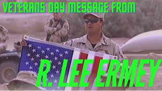 Veterans Day message from R LEE Ermery [upl. by Aicinod]