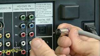 How to Connect an HDTV to Your Sound System or Home Theater For Dummies [upl. by Hudis70]