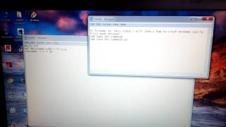 HOW TO CRASH WINDOWS EASILY USING NOTEPAD [upl. by Ycats]