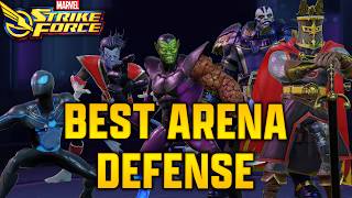 BEST ARENA DEFENSE  MARVEL Strike Force  MSF [upl. by Aenaj]