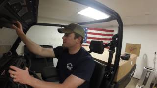 Armor Tech CanAm Defender Cab Installation [upl. by Suiramad]