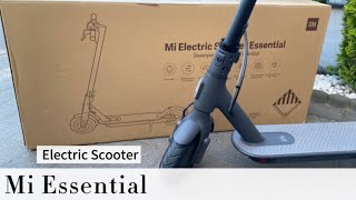 Unboxing and review on electric scooter Mi Essential DDHBC08NEB Распаковка и обзор электросамоката [upl. by Adnahcir474]