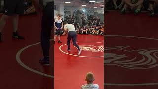 Zaurbek Sidakov shows footwork to outside step wrestlingmindset [upl. by Arbe530]