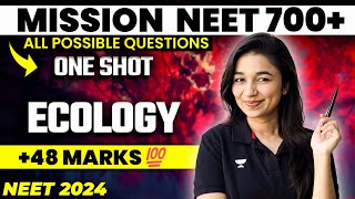 Ecology Unit Class 12  One Shot  Mission NEET 700  Chaani Kanik neet2024 neet aiims neet2025 [upl. by Adnilre]