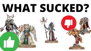 Ranking Every Warhammer 40K Model Release in 2024 from Worst to Best [upl. by Pinter]