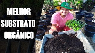 COMO FAZER SUBSTRATO PARA PLANTAS [upl. by Niltac]