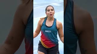 Deportistas de maratón medellín en los Juegos Olimpicos [upl. by Ardnod]