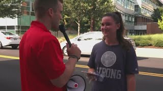 Distracted walking becoming an issue at UT [upl. by Salokkin664]