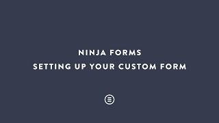 Using Ninja Forms [upl. by Ester]