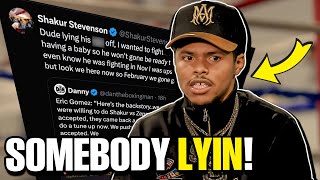 Shakur Stevenson ACCUSED of MAJOR LIE by Golden Boy Promotions [upl. by Salohcim381]