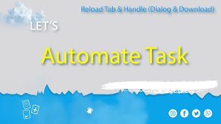 Reload Tab  Handle Download amp Handle Dialog in Automa  Automa [upl. by Roseann]