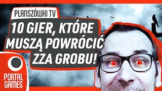 Planszówki TV  10 gier które muszą powrócić zza grobu [upl. by Hameerak202]