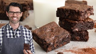 Fudgy Chocolate Brownies Recipe [upl. by Esadnac]