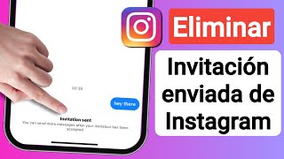 Cómo eliminar la invitación enviada en Instagram  Eliminar mensaje de invitación en Instagram [upl. by Acinorav]