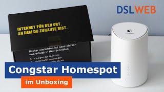 Congstar Homespot im Unboxing [upl. by Arriet237]