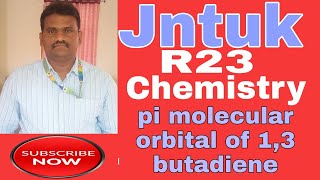 jntuk r23  chemistry pi molecular orbital of 13 butadiene [upl. by Eryt]