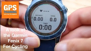 A look at the  Garmin Fenix 7  Using for Cycling [upl. by Herbert888]