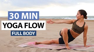 30 Min Yoga Flow  Intermediate Full Body Yoga [upl. by Nisbet]