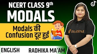 Modals Class 9  Explanation  Modals Easy Trick  English Grammar  Hindi Medium  Doubtnut [upl. by Adnaw20]