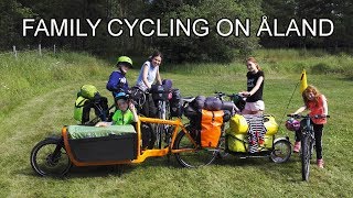 Family Bike Touring on Åland  Day 1 and 2 [upl. by Niowtna]