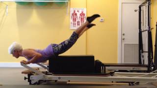 How to do Pilates Swan Dive on the Long Box [upl. by Aramoj]