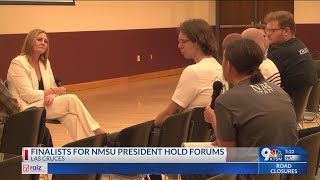 Finalists for NMSU president hold forums [upl. by Aryad]