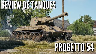 ¡Abajo Links review tanques de camino Review del Progetto 54 tanque pesado italiano de nivel VIII [upl. by Eibor]