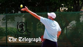 John Isner explains his secrets behind a powerful tennis serve  Wimbledon [upl. by Crist808]