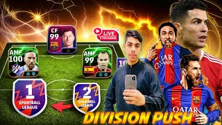 EFootball division gameplay live 🟢🏆 efootball soccervideogame pes footballgame [upl. by Notsirhc]