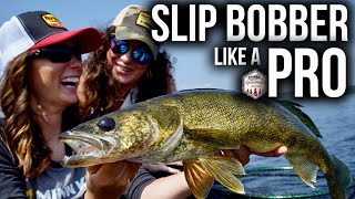 Slip Bobber Walleyes LIKE A PRO SUPER EASY SETUP [upl. by Braynard566]