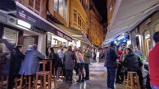 Saturday Night Walk in A Coruña  Galicia Spain 4K [upl. by Dov]