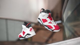 Air Jordan 6 Retro quotCarminequot Review amp OnFeet [upl. by Adnalay848]