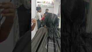 Layer cutting without blow dry haircut [upl. by Portwin]