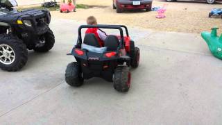 12v peg perego rzr converted to 24v [upl. by Ennovehs180]